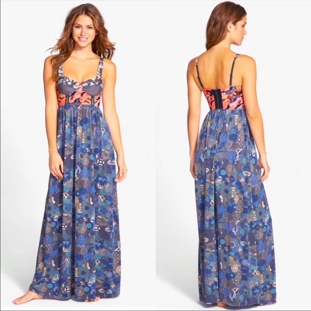 NWOT Maaji horse print fancy gallop maxi dress